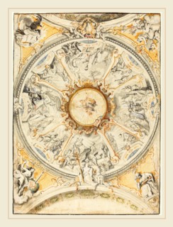 Egid Quirin Asam (German, 1692-1750), The Life of Ignatius Loyola, 1748-1749, brush and gray wash