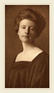 Mathilde Weil (American, 1872-probably 1918), Beatrice, 1899, photogravure in sepia on chine collé