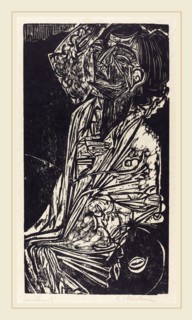 Ernst Ludwig Kirchner, The Wife of Professor Goldstein (Frau Professor Goldstein), German,