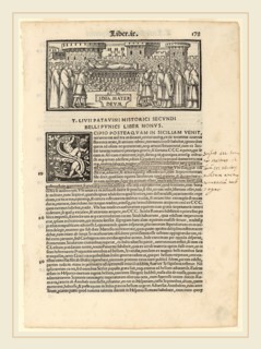 Attributed to Zoan Andrea (Italian, active c. 1475-1519), Page from Livius Historiabum Libri, 1520,