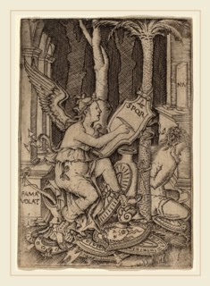 Nicoletto da Modena (Italian, active 1500-1512), Fama, c. 1507, engraving