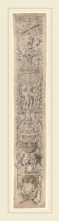 Giovanni Pietro Birago and Zoan Andrea (Italian, active c. 1475-1519), Ornament Panel: Satyr
