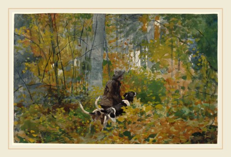 Winslow Homer (American, 1836-1910), On the Trail, c. 1892, watercolor over graphite