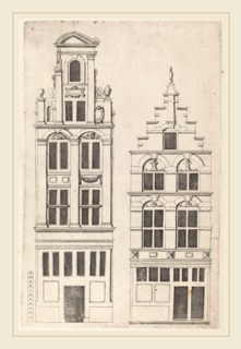Vignola (author) and anonymous engraver after Philips Vingboons (Italian, 1507-1573), Dutch Facade