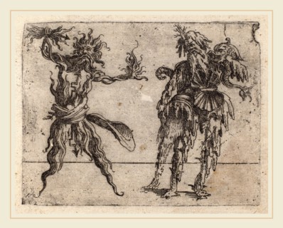 Giovanni Battista Bracelli (Italian, active c. 1624-1649), From "Bizzarie di varie Figure", 1624,