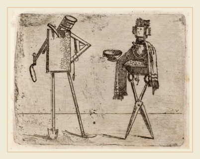 Giovanni Battista Bracelli (Italian, active c. 1624-1649), From "Bizzarie di varie Figure", 1624,