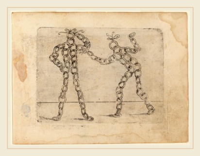 Giovanni Battista Bracelli (Italian, active c. 1624-1649), From "Bizzarie di varie Figure", 1624,