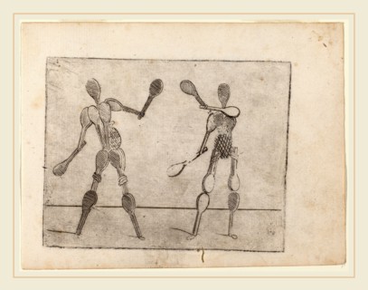 Giovanni Battista Bracelli (Italian, active c. 1624-1649), From "Bizzarie di varie Figure", 1624,