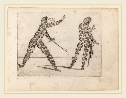 Giovanni Battista Bracelli (Italian, active c. 1624-1649), From "Bizzarie di varie Figure", 1624,