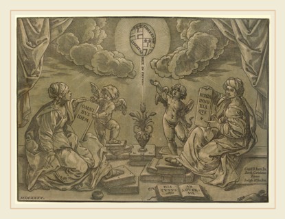 Bartolomeo Coriolano after Guido Reni (Italian, active 1627-1653), Thesis, 1640, chiaroscuro