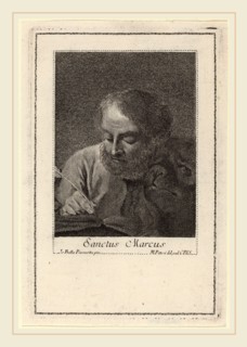 Marco Alvise Pitteri after Giovanni Battista Piazzetta (Italian, 1702-1786), Saint Mark, engraving