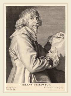 Paulus Pontius after Sir Anthony van Dyck, Henricus Steenwyck, Flemish, 1603-1658, engraving on