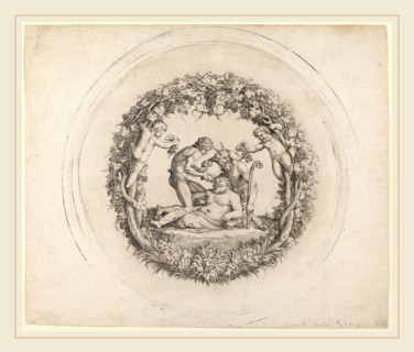 Annibale Carracci (Italian, 1560-1609), The Drunken Silenus ("The Tazza Farnese"), 1597-1600,