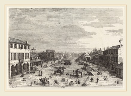 Canaletto (Italian, 1697-1768), Mestre, c. 1735-1746, etching on laid paper