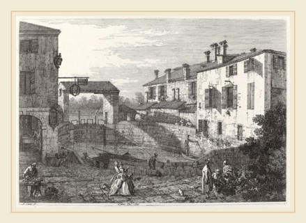 Canaletto (Italian, 1697-1768), Le Porte Del Dolo, c. 1735-1746, etching on laid paper