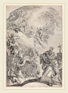 Francesco Fontebasso after Sebastiano Ricci (Italian, 1709-1769), Saint Gregoire I Delivering Souls