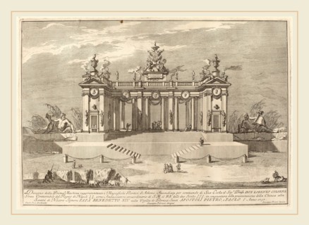 Giuseppe Pozzi after Giuseppe Palazzi (designer) and Paolo Posi (architect) (Italian, 1723-1765),
