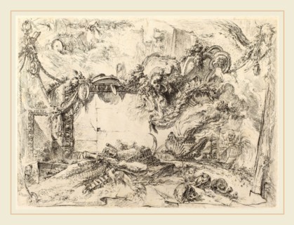Giovanni Battista Piranesi (Italian, 1720-1778), The Monumental Tablet, published 1750-1759,