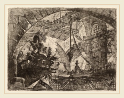 Giovanni Battista Piranesi (Italian, 1720-1778), Prisoners on a Projecting Platform, published