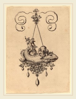 Hans Collaert (Flemish, 1566-1628), Jewelry Design, 1582, engraving