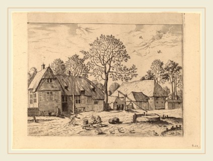 Johannes and Lucas van Doetechum after Master of the Small Landscapes (Dutch, died 1605), Farms