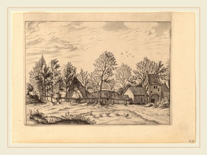 Johannes and Lucas van Doetechum after Master of the Small Landscapes (Dutch, died 1605), Farm with
