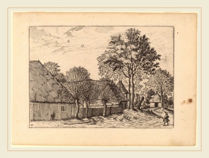 Johannes and Lucas van Doetechum after Master of the Small Landscapes (Dutch, died 1605), Farms,