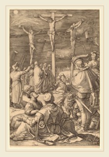 Hendrik Goltzius (Dutch, 1558-1617), The Crucifixion, probably 1598, engraving