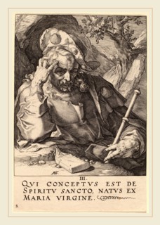 Hendrik Goltzius (Dutch, 1558-1617), Saint James Major, probably 1589, engraving
