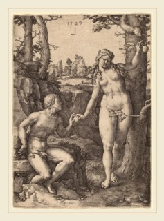 Lucas van Leyden (Netherlandish, 1489-1494-1533), The Fall of Man, 1529, engraving