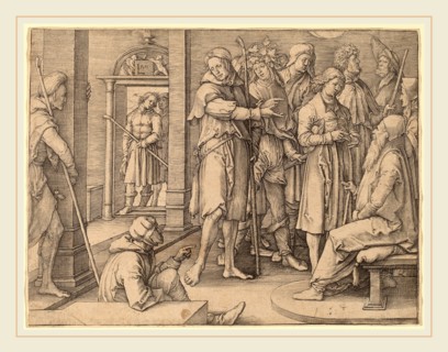 Lucas van Leyden (Netherlandish, 1489-1494-1533), Joseph Interprets His Dream to Jacob, 1512,