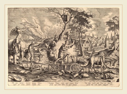 Philip Galle after Pieter Bruegel the Elder (Flemish, 1537-1612), The Triumph of Time, published