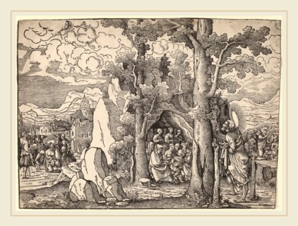 Frans Crabbe van Espleghem (Flemish, c. 1480-1552), Saint John the Baptist Preaching, possibly c.