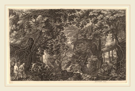 Aegidius Sadeler II after Pieter Stevens (Flemish, c. 1570-1629), River Landscape with a Duck