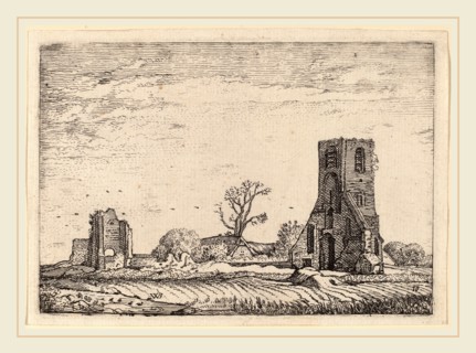 Willem Buytewech (Dutch, 1591-1592-1624), Ruins of a Church (Chapel of Eykenduynen near The Hague),