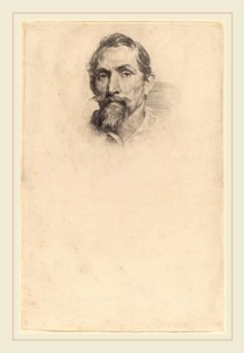 Sir Anthony van Dyck (Flemish, 1599-1641), Frans Snyders, probably 1626-1641, etching