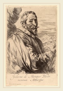 Sir Anthony van Dyck (Flemish, 1599-1641), Jodocus de Momper, probably 1626-1641, etching