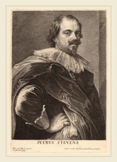 Lucas Emil Vorsterman after Sir Anthony van Dyck (Flemish, 1595-1675), Petrus Stevens, probably