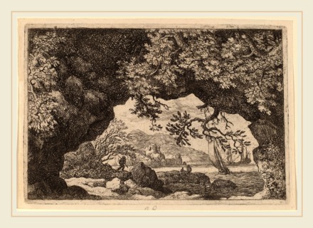 Allart van Everdingen (Dutch, 1621-1675), View through a Pierced Rock, probably c. 1645-1656,