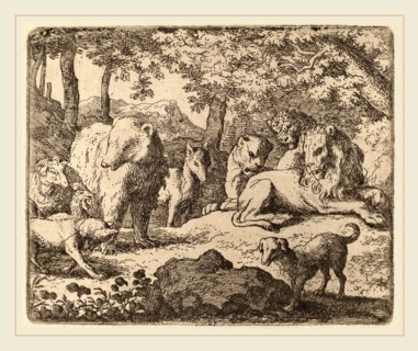 Allart van Everdingen (Dutch, 1621-1675), Reynard is Released to Tell His Story, probably c.