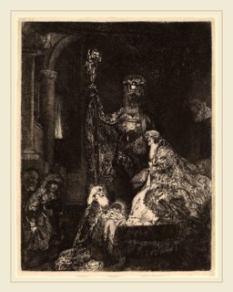 Rembrandt van Rijn (Dutch, 1606-1669), The Presentation in the Temple in the Dark Manner, c. 1654,