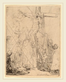 Rembrandt van Rijn (Dutch, 1606-1669), The Descent from the Cross: a Sketch, 1642, etching and