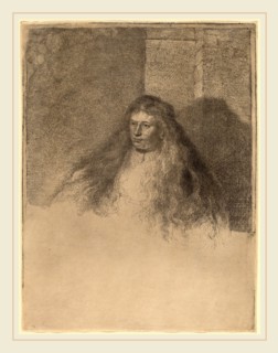Rembrandt van Rijn (Dutch, 1606-1669), The Great Jewish Bride, 1635, etching, with some drypoint