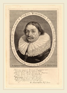 Jonas Suyderhoff (Dutch, c. 1613-1686), Petrus Winsemius, engraving