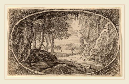 Herman van Swanevelt (Dutch, c. 1600-1655), The Rocks, etching