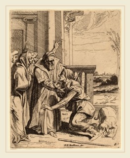Theodoor van Thulden after Sir Peter Paul Rubens (Flemish, 1606-1669), The Prodigal Son Received by