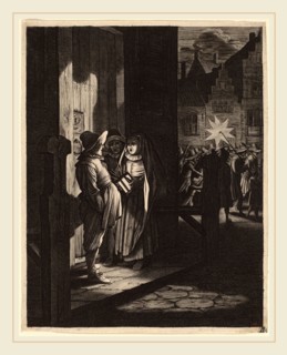 Jan van de Velde II after Pieter Molijn (Dutch, 1593-1641), The Star of Kings, a Night Piece, 1630,
