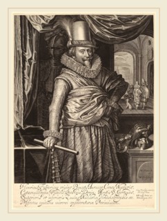 Willem Jacobsz Delff (Dutch, 1580-1638), Frederik Hendrik, Prince of Nassau-Orange, 1618, engraving