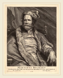 Jacobus Neeffs, after Sir Anthony van Dyck (Flemish, 1610-1660 or after), Martin Rijckaert,