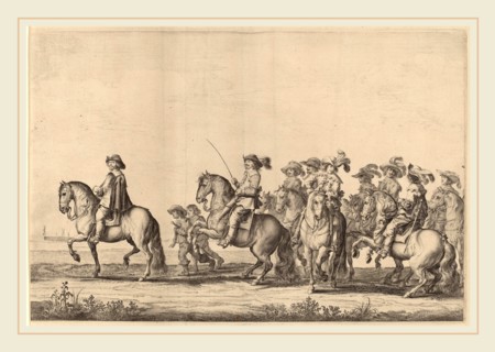 Pieter Nolpe (Dutch, 1613-1614-1652-1653), Entry of Marie de Medici into Amsterdam [plate 2 of 6],